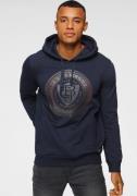 NU 20% KORTING: Bruno Banani Hoodie Lange mouwen, smalle pasvorm, bedr...