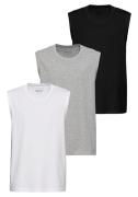 NU 20% KORTING: Man's World Muscle-shirt mouwloos, basic stijl, effen,...