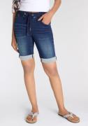 NU 20% KORTING: Arizona Jog-jeansbermuda hoge taille, opgerolde broeka...