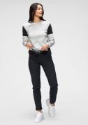 NU 20% KORTING: KangaROOS Sweatshirt Lange mouwen, figuurvolgende pasv...