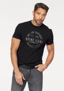 NU 20% KORTING: Bruno Banani T-shirt Korte mouwen, smal gesneden, bedr...