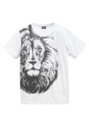 NU 20% KORTING: KIDSWORLD T-shirt Leeuw Korte mouwen, basic pasvorm, b...