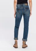 NU 20% KORTING: Arizona Rechte jeans Contrastnaden lage taille, in 5-p...