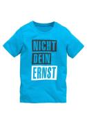 NU 20% KORTING: KIDSWORLD T-shirt NICHT DEIN ERNST Korte mouwen, basic...