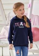 NU 20% KORTING: KIDSWORLD Hoodie Team UNICORN Lange mouwen, basic pasv...