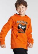 NU 20% KORTING: KIDSWORLD Hoodie Voor ZOCKER Lange mouwen, met ribboor...