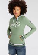 KangaROOS Hoodie Lange mouwen, figuurvolgend, met capuchon, van katoen