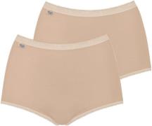 NU 20% KORTING: Sloggi Tailleslip Basic+ Maxi 2P met elastisch muizent...