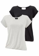 NU 20% KORTING: Lascana Shirt met korte mouwen Met modieuze cut out va...