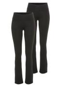 NU 20% KORTING: FAYN SPORTS Sportbroek Comfort Flare van zachte katoen...