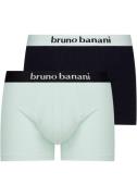 Bruno Banani Boxershort met contrasterend logo-tailleband (2 stuks, Se...