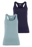 FAYN SPORTS Tanktop Essential Racerback (2-delig, Set van 2)