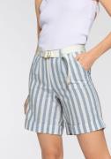 NU 20% KORTING: DELMAO Chino-short (set, Met riem)