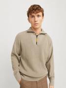 NU 20% KORTING: Jack & Jones Schipperstrui JCOOUTDOOR KNIT HALF ZIP HI...