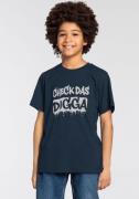 NU 20% KORTING: KIDSWORLD T-shirt CHECK DAS DIGGA Korte mouwen, basic ...