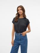 NU 20% KORTING: Vero Moda Shirt met ronde hals VMLAVA PLAIN SS TOP LUR...