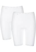 Sloggi Lange onderbroek Basic+ Long 2P Lange broek met kantafwerking (...