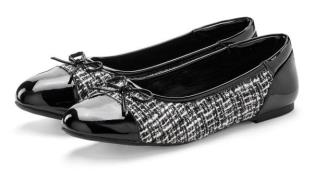 NU 20% KORTING: Lascana Ballerina's Slip-in ballerina in houndstooth-l...