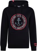 NU 20% KORTING: Zwillingsherz Hoodie met ankerborduursel en neonkleuri...