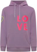 NU 20% KORTING: Zwillingsherz Hoodie met "love"-opdruk en geborduurd h...