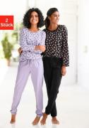 NU 20% KORTING: Vivance Dreams Pyjama met sterpatroon (4-delig, Set va...