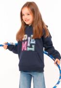 NU 20% KORTING: Zwillingsherz Hoodie "Smile" Kids met kleurrijke lette...