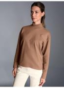 NU 20% KORTING: Trigema Sweatshirt TRIGEMA Sweatshirt met opstaande kr...