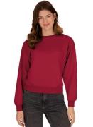 Trigema Sweatshirt TRIGEMA dun sweatshirt