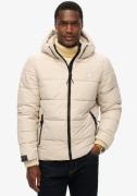 Superdry Gewatteerde jas HOODED SPORTS PUFFR JACKET met contrastkleuri...