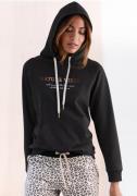 NU 20% KORTING: Lascana Hoodie met kangoeroezak, loungepak