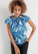 NU 20% KORTING: HECHTER PARIS Gedessineerde blouse met rimpeling aan d...