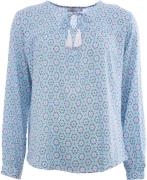 NU 20% KORTING: Zwillingsherz Shirtblouse Bindband met pompons