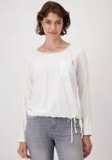 NU 20% KORTING: Monari Blouse zonder sluiting met glinsterend detail o...