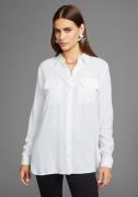 NU 20% KORTING: HECHTER PARIS Overhemdblouse met doorlopende knoopslui...