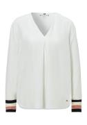 NU 20% KORTING: Tommy Hilfiger Blouse met lange mouwen met logovlag (G...