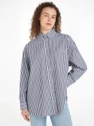 TOMMY JEANS Overhemdblouse TJW OVS PINSTRIPE SHIRT in modieuze naaldst...