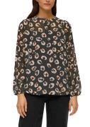 NU 20% KORTING: s.Oliver Gedessineerde blouse met opvallend printpatro...