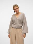 NU 20% KORTING: Vero Moda Vest VMGOLD LS V-NECK BUTTON CARDIGAN GA