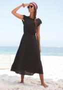 NU 20% KORTING: Beachtime Midi-jurk van viscose-jersey, zomerjurk met ...