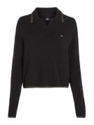 NU 20% KORTING: TOMMY JEANS Gebreide trui TJW GLITTER POLO SWEATER