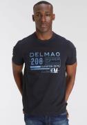 NU 20% KORTING: DELMAO T-shirt Korte mouw, bedrukt, ronde hals, van 10...