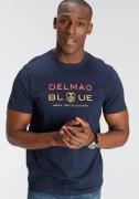 NU 20% KORTING: DELMAO T-shirt Korte mouw, bedrukt, ronde hals, van 10...