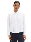 NU 20% KORTING: Tom Tailor Blouse met lange mouwen met minimaal gaatje...