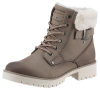 NU 20% KORTING: Tom Tailor Winterlaarzen blokhak, veterschoenen, winte...