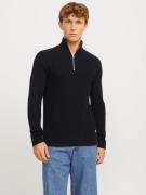 NU 20% KORTING: Jack & Jones Schipperstrui JJPANNEL KNIT HALF ZIP AW24