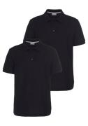 NU 20% KORTING: Eastwind Poloshirt Double Pack Polo, navy+white Korte ...