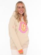 NU 20% KORTING: Zwillingsherz Hoodie met print "moin" en "anker" in ne...