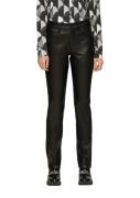 NU 20% KORTING: s.Oliver Slim fit jeans in leer-look