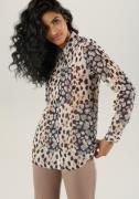 NU 20% KORTING: Aniston SELECTED Overhemdblouse met animal-print mix -...