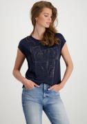 NU 20% KORTING: Monari Blouse zonder sluiting met frontprint van glins...